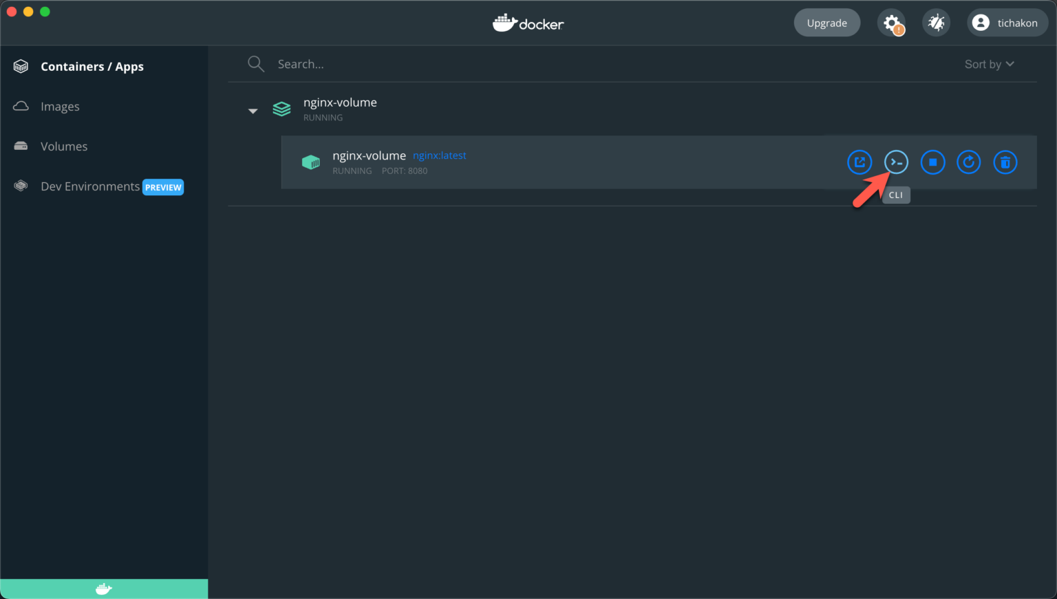 Docker Desktop Command Line (CLI)