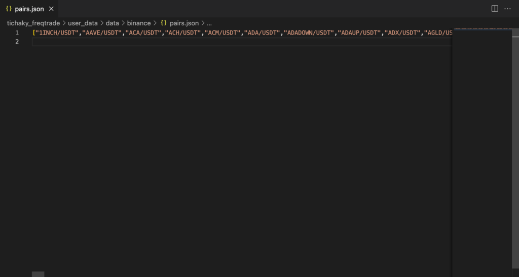 Visual Studio Code pairs.json